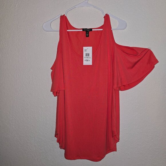 Jessica Simpson 1X NWT Cold Shoulder - Picture 1 of 3